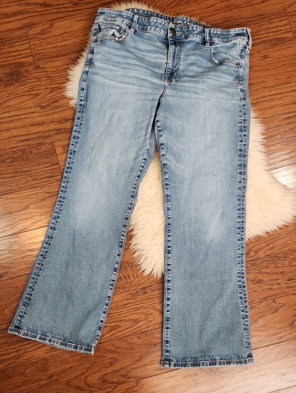 American Eagle Favorite Boyfriend Medium Wash Plus Jeans